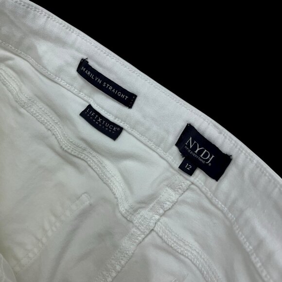 NYDJ Not Your Daughter's Jeans Marilyn Straight crop jeans 12 - Picture 3 of 3